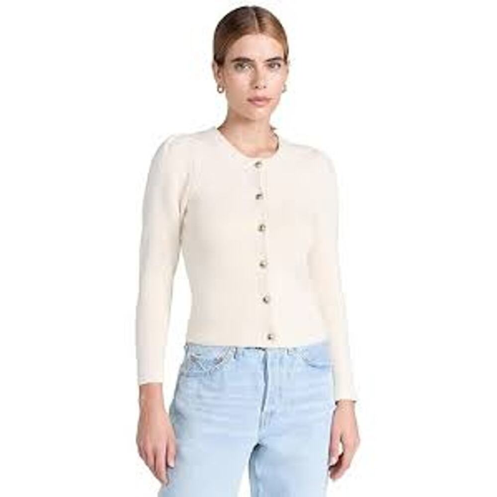 AYR Uptown Girl Cardigan Sweater SUSTAINABLE ORGANIC Cotton Size Medium M